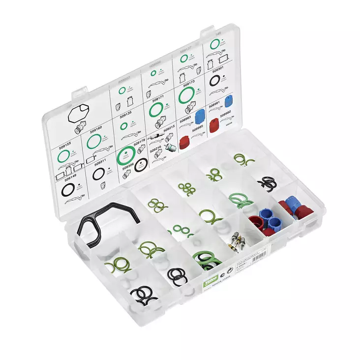 Ilmastointijärjestelmän O-rengas- ja venttiililajitelma Toyota / Lexus - Auton o-renkaat ja rengaslajitelmat - 340 - 1