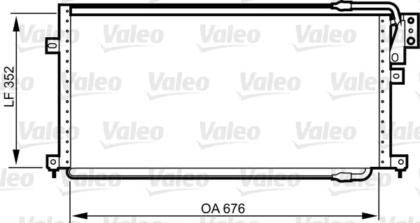 Lauhdutin Chrysler Voyager - Lauhduttimet, auton ilmastointilaite - 5990 - 1
