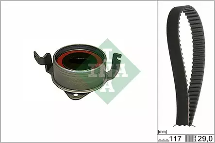 Jakohihnasarja Mitsubishi Colt / Lancer 1.6 16V - Auton jakohihnat / hammashihnat - 540 - 1