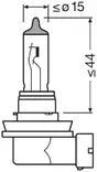 H11 -polttimo, Osram Night Breaker Unlimited - Auton ajovalopolttimot halogeeni - 2160 - 1