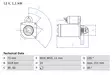 Starttimoottori Ford / Mazda - Auton käynnistysmoottorit / startit - 6650 - 1