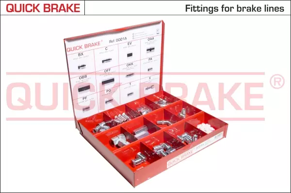 Liitinlajitelma, jarruputki - Auton jarrunipat ja -lajitelmat - 1181 - 1