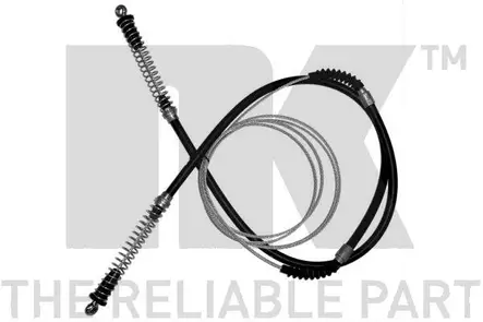 Käsijarruvaijeri Fiat - Auton vaijerit, käsijarru ja jarrupoljin - 6411 - 1