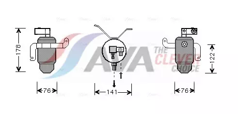 Kuivain, AC PSA - Auton kuivaimet ja osat, AC - 6062 - 1