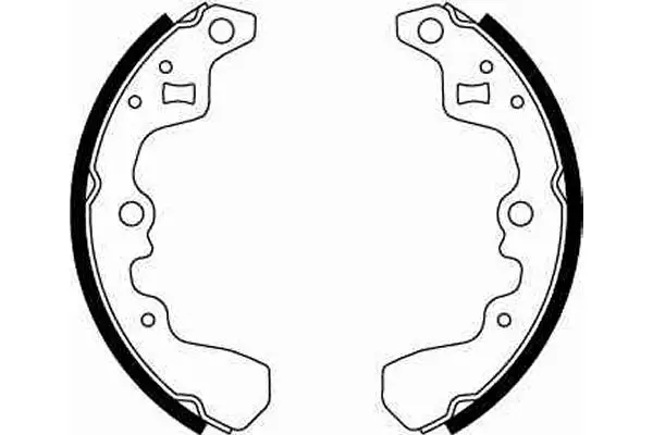 J-kenkäsrj, Suzuki Swift I 1.3 180x31mm - Auton jarrukengät ja tarvikesarjat - 1424 - 1