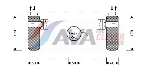 Kuivain, AC Chrystler / Dodge / Plymouth - Auton kuivaimet ja osat, AC - 6064 - 1