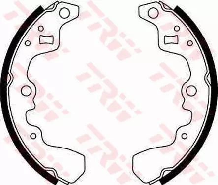 J-kenkäsrj, Suzuki Swift I 1.3 180x31mm - Auton jarrukengät ja tarvikesarjat - 1424 - 1