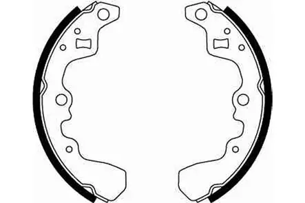 J-kenkäsrj, Suzuki Swift I 1.3 180x31mm - Auton jarrukengät ja tarvikesarjat - 1424 - 1