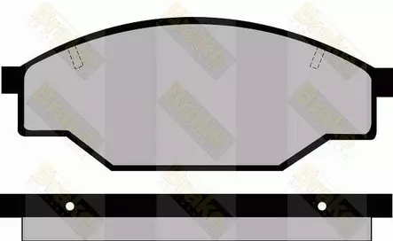 Jarrupala, levyjarru Toyota / VW - Auton jarrupalat ja tarvikesarjat - 6264 - 1