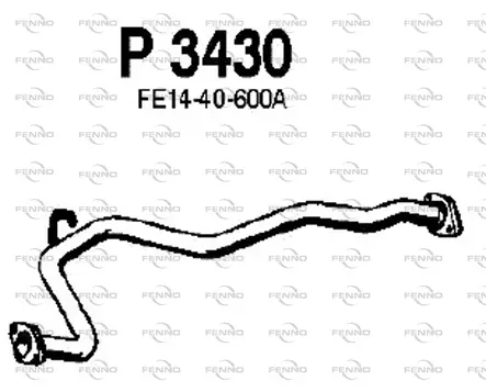 Keskivaimennin Mazda 626 GC 2.0 D - Auton pakoputken äänenvaimentimet - 84 - 1