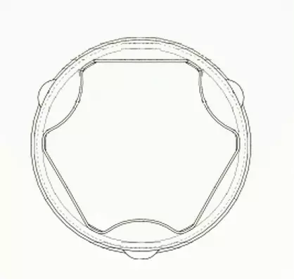 Suojakumi, sarja, etu, vaihteiston puoli Citroen C2 / C3 I - Auton nivelkumit ja nivelien suojakumit - 4 - 1