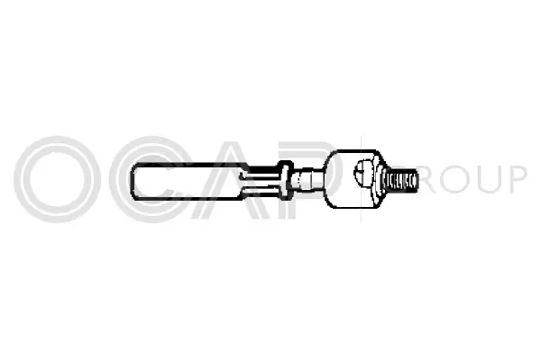 Raidetangon pää, suora Peugeot 505 - Auton aksiaalinivelet / aksiaalinivel - 6046 - 1