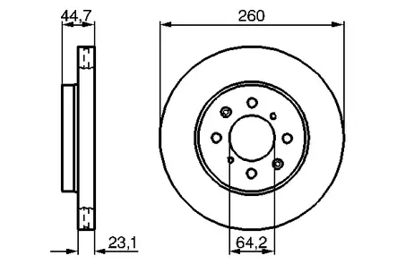 Jarrulevy Honda - Auton jarrulevyt - 6656 - 1