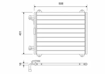 Lauhdutin Audi A2 (8Z) - Lauhduttimet, auton ilmastointilaite - 386 - 1