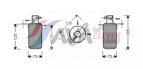 Kuivain, AC MB (W202) - Auton kuivaimet ja osat, AC - 6217 - 1