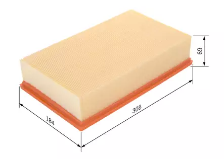 Ilmansuodatin Audi 100 / A6 C4 (4A) 2.4 D / 2.5 TDI - Auton moottorin ilmansuodattimet - 587 - 1