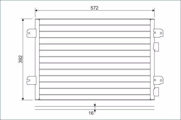 Lauhdutin Dacia / Renault - Lauhduttimet, auton ilmastointilaite - 388 - 1